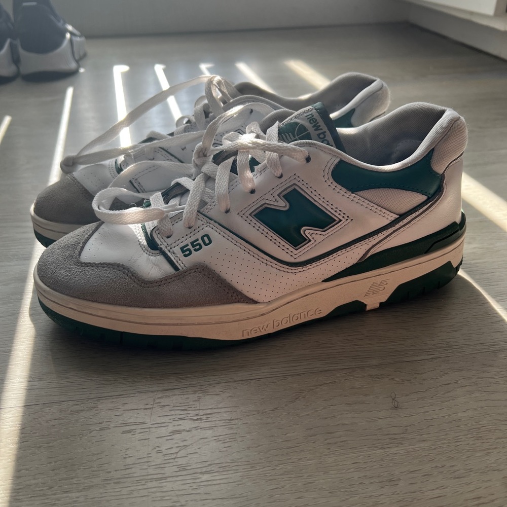 New Balance 550 white/green